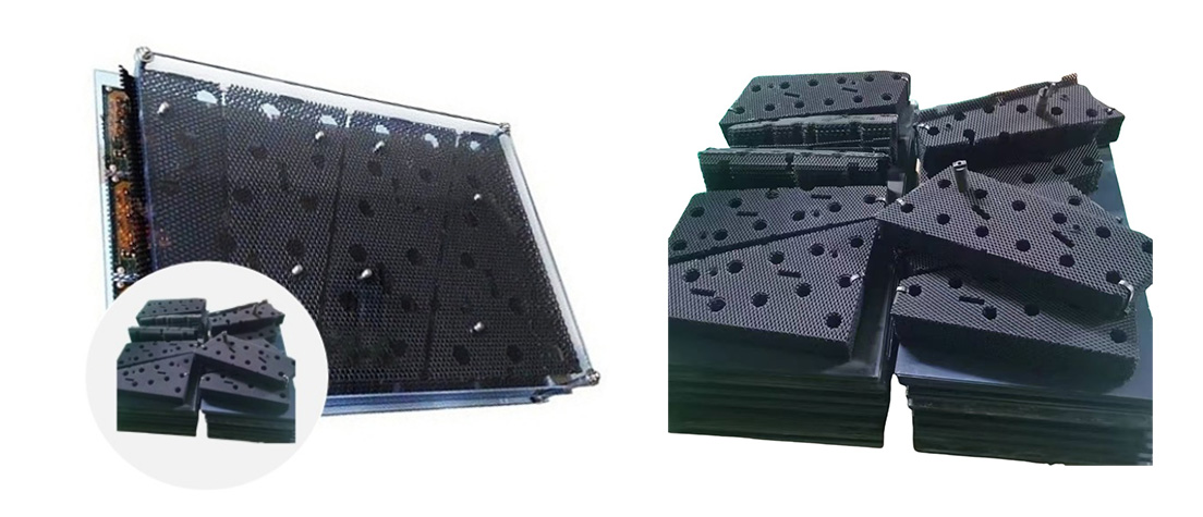 Titanium Meshes Scraps From Printed Circuit Board Production