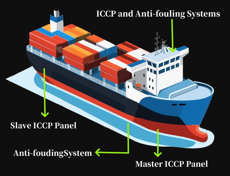 Los anodes de ICCP se recicla de los barcos
