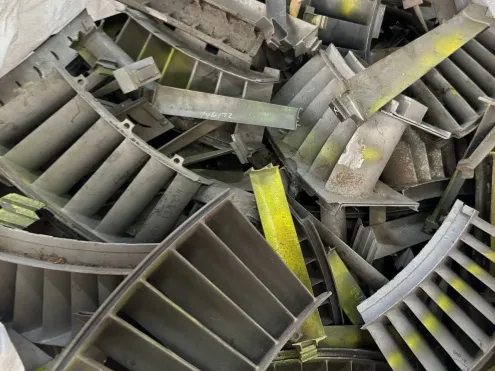 Renovatie van gebruikte vliegtuigturbinebladen wereldwijd